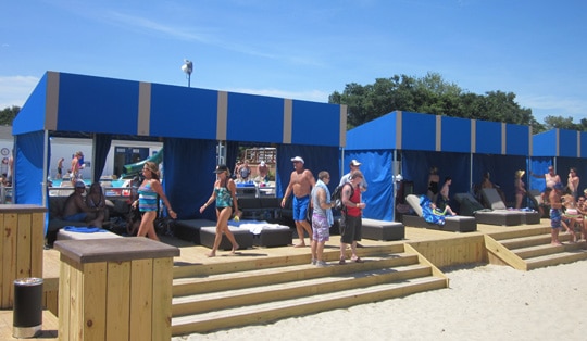 Rent a Cabana at Paradise Ocean Club