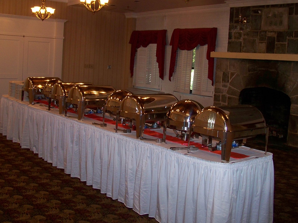 Catering Table with Dishes
